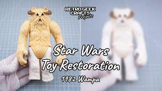 1982 Star Wars Wampa Restoration & Whitening - Vintage Toy Retrobrighting, Kenner Figure Repair