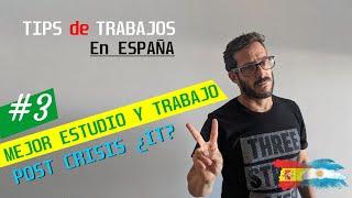 Estudios que te permiten ENCONTRAR TRABAJO RAPIDO en España. [INCLUSO POST CRISIS]