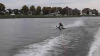 Water Skiing on Three ski's!