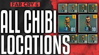 Far Cry 6 ALL 10 CHIBIS LOCATIONS GUIDE - Vaas DLC Collectibles