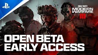 Call of Duty: Modern Warfare III | Open Beta Early Access | PS4, PS4