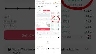 How to sell hmstr kombat tokens on binance || sell hmstr kombat on binance || #hmstrkombat #binance