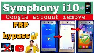 Symphony i10 frp bypass  hand flash without pc ️