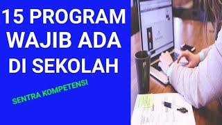 15 PROGRAM  WAJIB ADA DI SEKOLAH