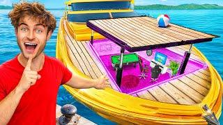 I Built a SECRET Room On A $10,000,000 Yacht!