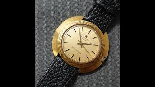 1970 Tissot Seastar Seven UFO cased men's vintage watch.  Model reference 42588-1.