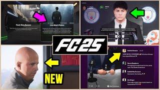 EA FC 25 CAREER MODE - OFFICIAL GAMEPLAY & NEW FEATURES 