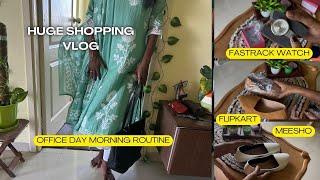 Flipkart & Meesho Shopping Vlog ️ || 7am Morning Routine || GRWM ️#vlog#shopping