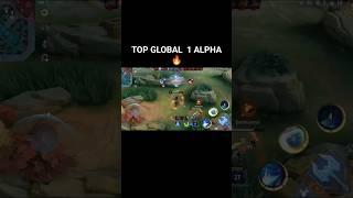 TOP 1 GLOBAL ALPHA #mobilelegends #shorts  #tyrant