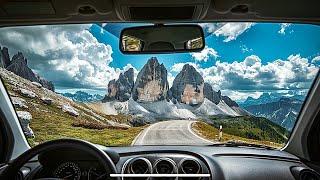 ️ Driving in The Dolomites from Cortina d’Ampezzo to Ortisei in 4K UHD, ASMR