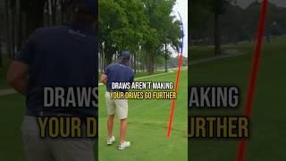 Do draws make your drives go further?  #golf #golfswing