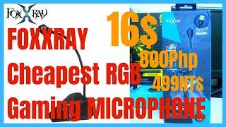 FOXXRAY GAMING MICROPHONE | CHEAPEST RGB GAMING MIC