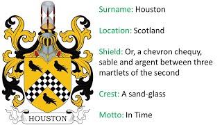 Houston Coat of Arms & Family Crest