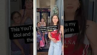 Surprised a FAN on her birthday #birthday #omg