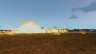 Ukrainian ARTILLERY Destroys Russian Military Base in Arma 3