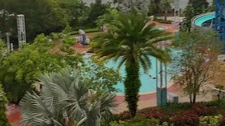 Disney Guests Swimming at Resorts as Hurricane Milton Begins to Reach Orlando