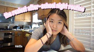 the realest after school night routine 2019 (senior year) | Vanessa Nagoya