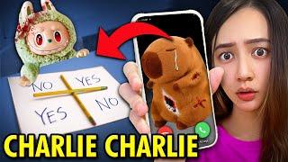My Labubu made me play Play Charlie Charlie with CAPYBARA 3am… (Scary))