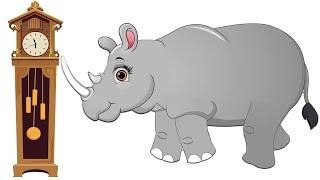 Hickory Dickory Dock Rhinoceros -Preschool Songs for Circle Time