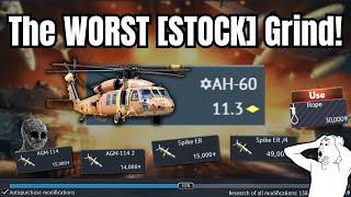 INSANELY Painful [STOCK] Grind Experience!(This Heli is absolutely... UNIQUE?) | War Thunder