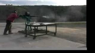 Firing the 20mm Oerlikon Cannon