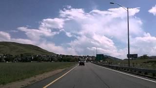 Driving Around Denver: Downtown, I-25, US 6, I-70 to Idaho Springs Drivelapse