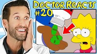 ER Doctor REACTS to The Simpsons Funniest Medical Scenes #20