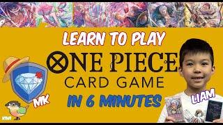 How to Play One Piece Card Game (OPTCG) Learn to Play In About 6 Minutes!