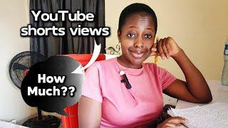 how much YouTube paid me for YouTube shorts / how much YouTube pays for YouTube short views