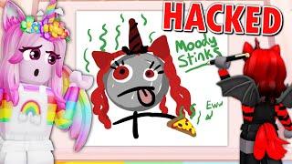 I CAUGHT Moodys HACKER In Speed draw !!  | SpeedDraw