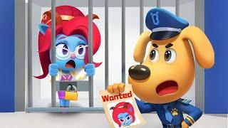 Police Chase Adventure | Safety Cartoon | Kids Videos for Kids | Sheriff Labrador