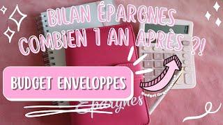  BUDGET ENVELOPPES / BILAN EPARGNES 1 AN APRES ?! 