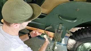 How to Strap the Shovel & Axe Pioneer Tools to your WW2 Willys MB or Ford GPW Jeep