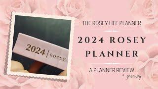 Planner Review: 2024 Rosey Planner....and it's not a Tomoe River Paper planner! {giveaway closed}