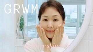 grwm: korean summer skincare routine ️(smoothen, brighten & hydrate) SKIN1004 review | meejmuse