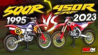 CR500 VS CRF450R ! 30 ans d’écart entre les deux Honda en catégorie Reine. C’était mieux avant ?