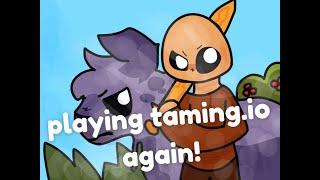 Playing the new update in taming.io!!!