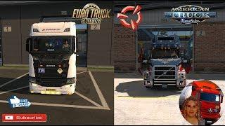 Euro Truck Simulator 2 and American Truck Simulator My SCS Favorite Trucks Comparison