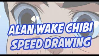 [QUICK SPEED DRAWING] Chibi Alan Wake's response to Quantum Break