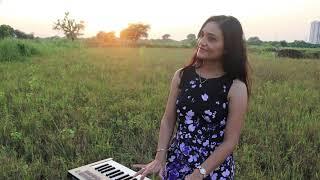 Twisha vyas- Tere Liye (Veer zara) song on keyboard