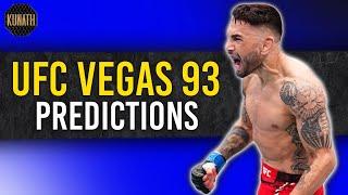 UFC VEGAS 93 PREDICTIONS | FULL CARD BREAKDOWN