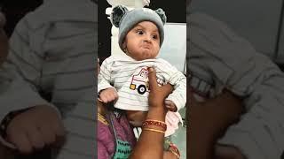 Funny reaction of baby// Try not to laugh challenge//  #shorts