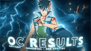 Uzzi's 20K Open Collab Results - IMMORTAL - [AMV/EDIT]!