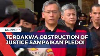 Seluruh Terdakwa Obstruction of Justice Kasus Pembunuhan Brigadir J Sampaikan Pledoi