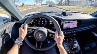 Porsche 911 Carrera GTS Manual - 992 Morning Commute (POV Binaural Audio)