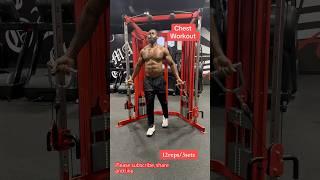 Chest Workout (Build Thick and Bigger Chest) #bodybuilding #chestworkout #chestday #chest #fyp #gym