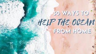 30 ways to help the ocean from your home l Ocean Pancake Podcast