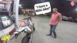 Drunk Dude Hates on my KTM Supermoto