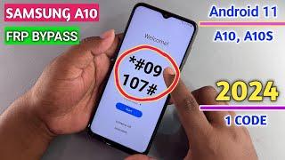 Samsung A10 FRP Bypass Android 11 Without Pc | New Method 2024 || YouTube Update