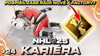 Pospíšil Zase Řádí! Nové Xfactory? Bitva s Caps #24 | NHL 25 CZ Let's Play (Kariéra / Franchise)